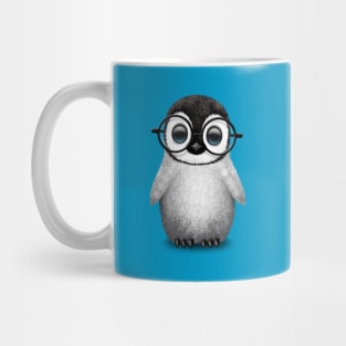 Cute Baby Penguin Wearing Eye Glasses Mug